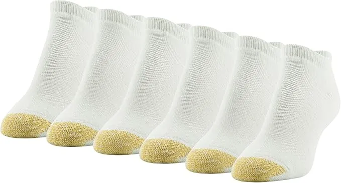 GOLDTOE Women's Sport Cushion No Show Socks,