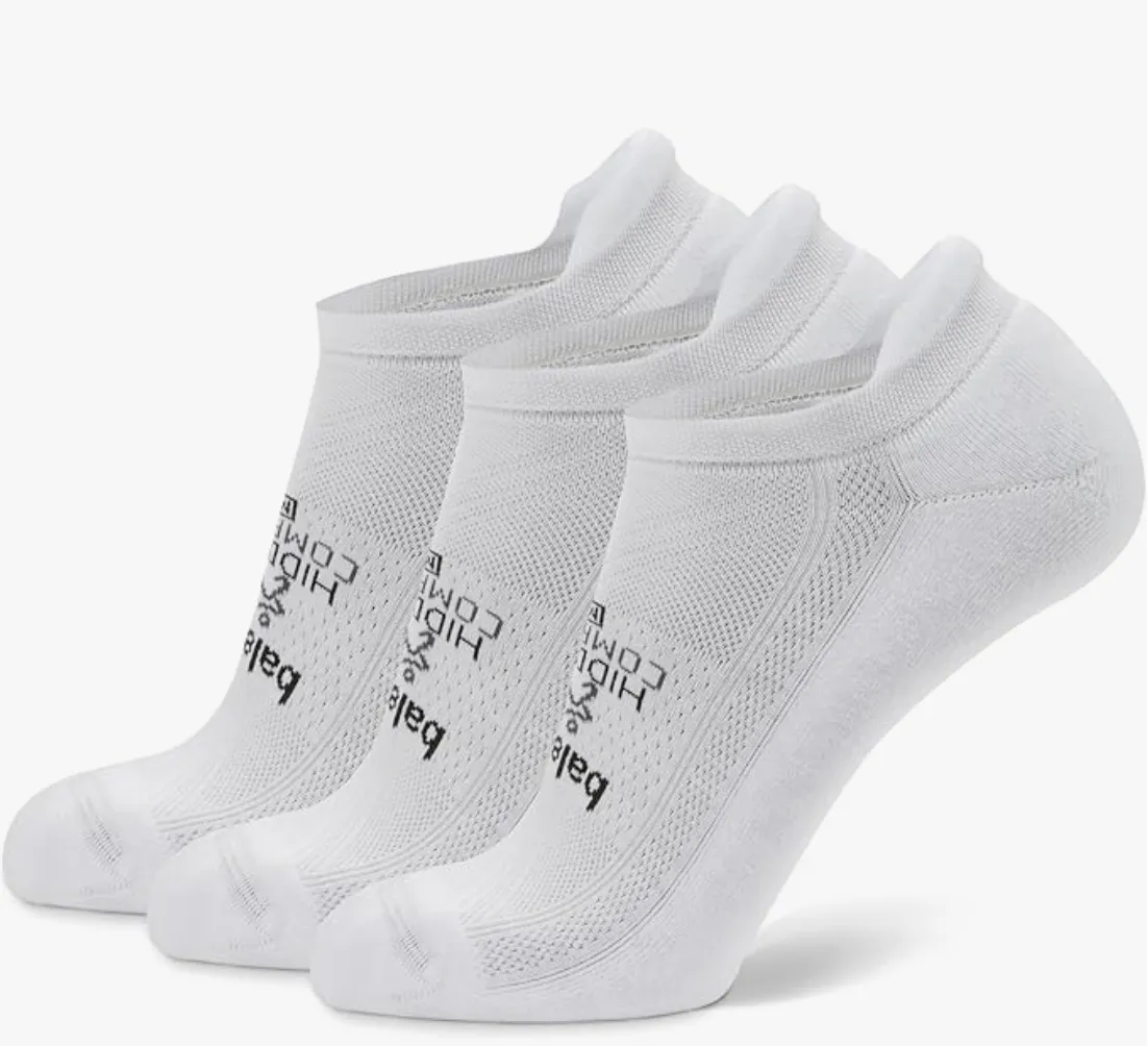 Hidden Comfort Performance No Show Athletic Running Socks for Men and Women