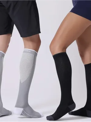 3 Pairs Compression Socks for Women and Men 20-30mmHg-Circulation Support Socks