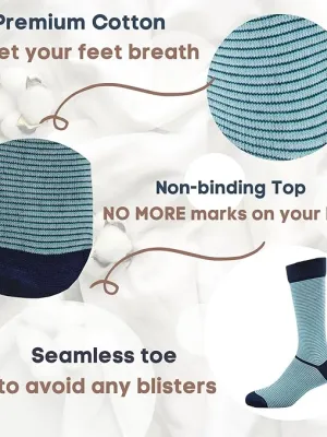 Diabetic socks for men, Non binding cotton socks, Extra Wide Socks,Premium Diabetes care,Soft Neuropathy socks