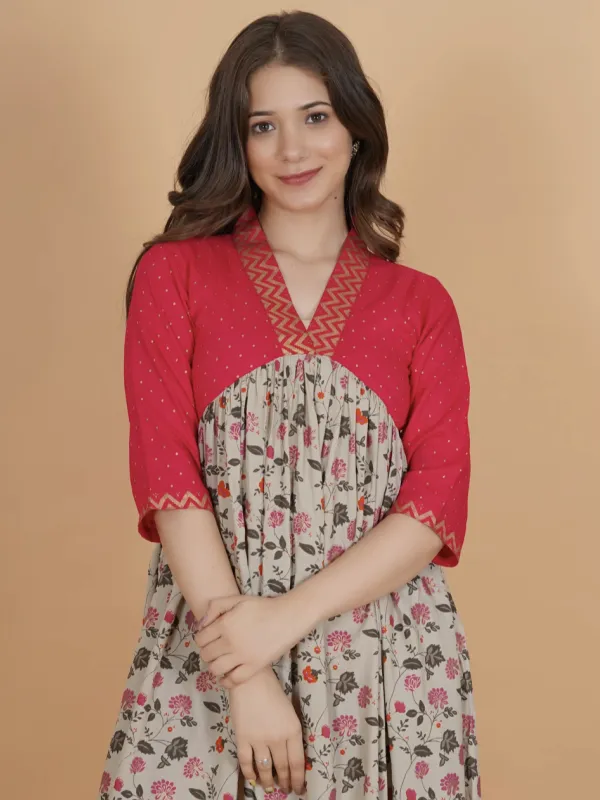 Product floral maxi dress Image